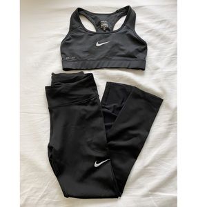 Nike Leggings and Sports Bra Set
